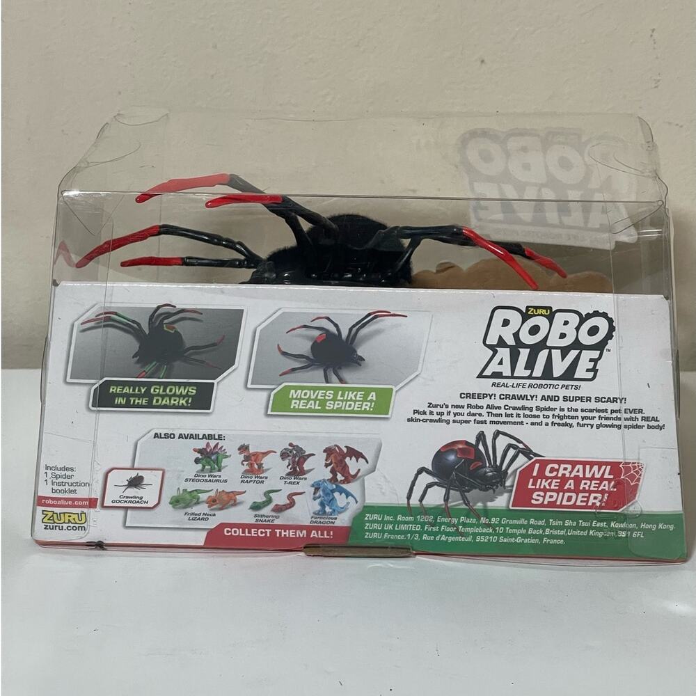 Zuru Robo Alive Crawling Spider Robotic Pet Figure Glow-in-the-Dark Kids Toy NWT - Picture 4 of 5